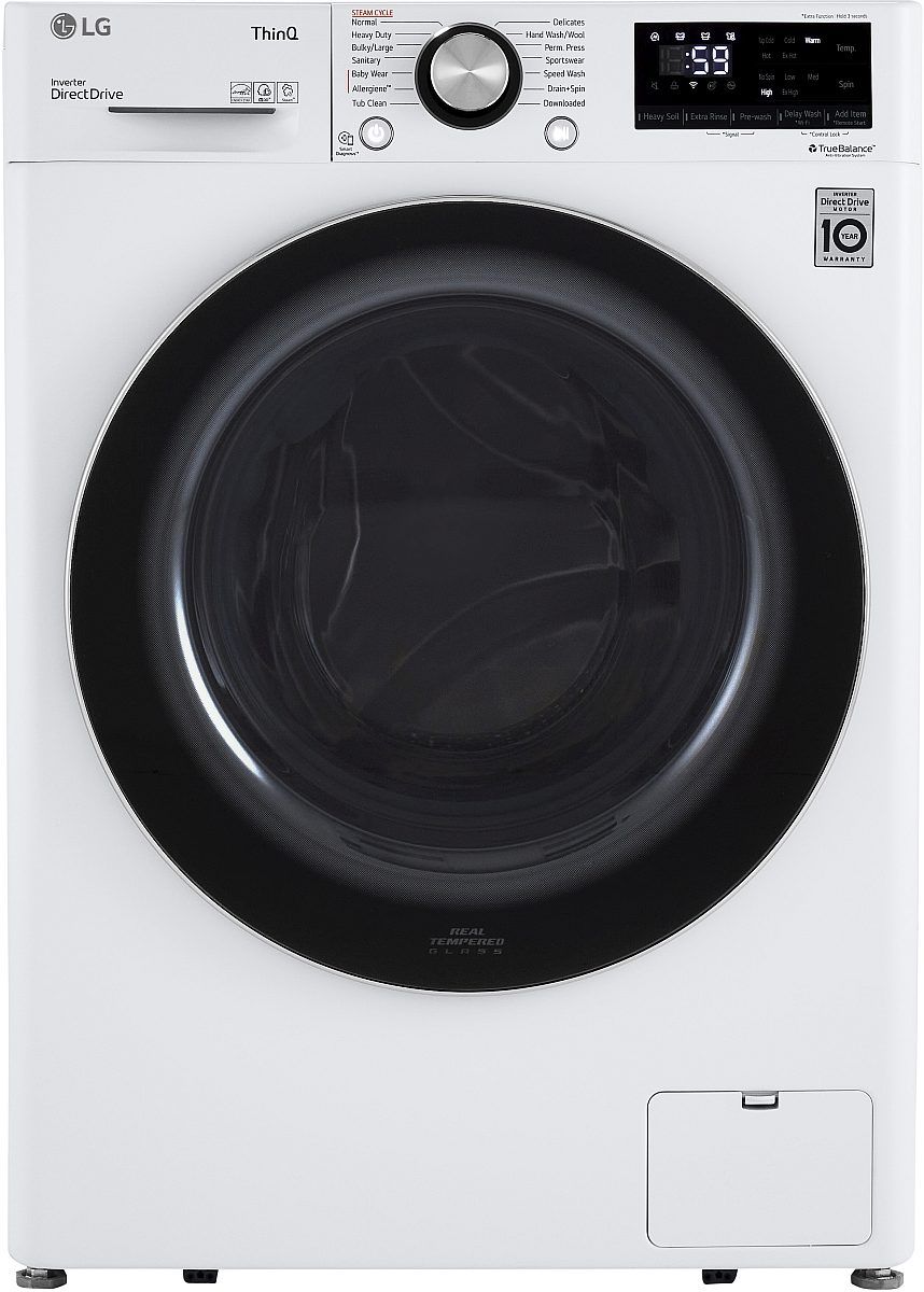 LG 2.4 Cu. Ft. White Front Load Washer