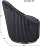 Uttermost® Crue Gunmetal Swivel Chair-2