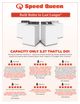 Speed Queen® TC5 3.2 Cu. Ft. White Agitator Top Load Washer-1