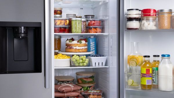 Open side by side refrigerator Open side by side refrigerator
