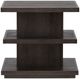 Magnussen Home® Shaffer Velvet Roast Brown Rectangular End Table-2