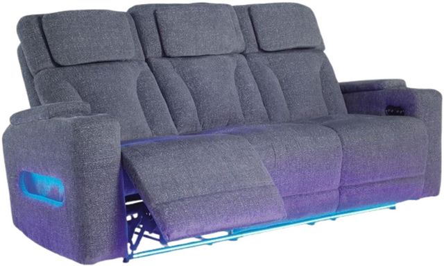 Signature Design by Ashley® Studio Cave Steel Power Reclining Sofa with Adjustable Headrest-4