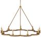 Currey & Company Savoie Gold/Natural Chandelier-3