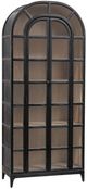 Classic Home Waverly Loft Black Display Cabinet-0