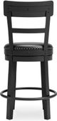 Signature Design by Ashley® Valebeck Black Counter Stool-3