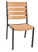 CabanaCoast® Customizable Kensington SOL Teak™ Outdoor Side Chair-3