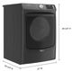 Maytag® 7.3 Cu. Ft. Volcano Black Front Load Electric Dryer with Extra Power and Quick Dry Cycle-3