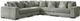 Signature Design by Ashley® Lindyn 5-Piece Fog Sectional -0