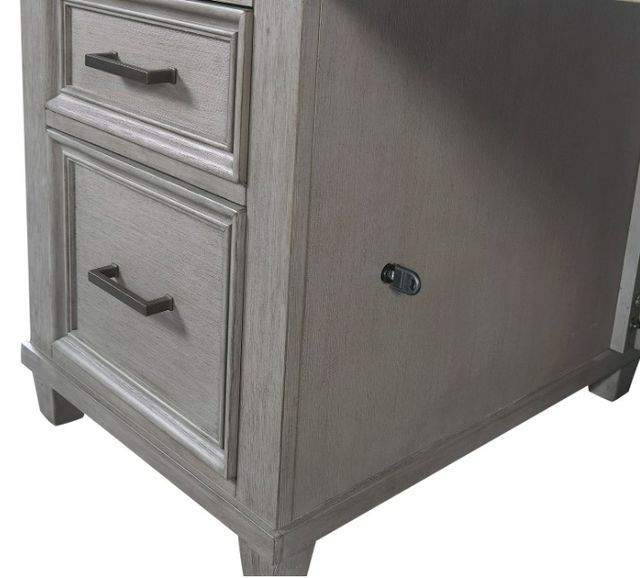 aspenhome® Caraway Aged Slate 66" Executive Desk-3
