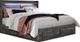 Signature Design by Ashley® Baystorm 5-Piece Gray Queen Panel Storage Bed Set-1