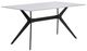 Homelegance® Brixley White Dining Table with Black Base-0