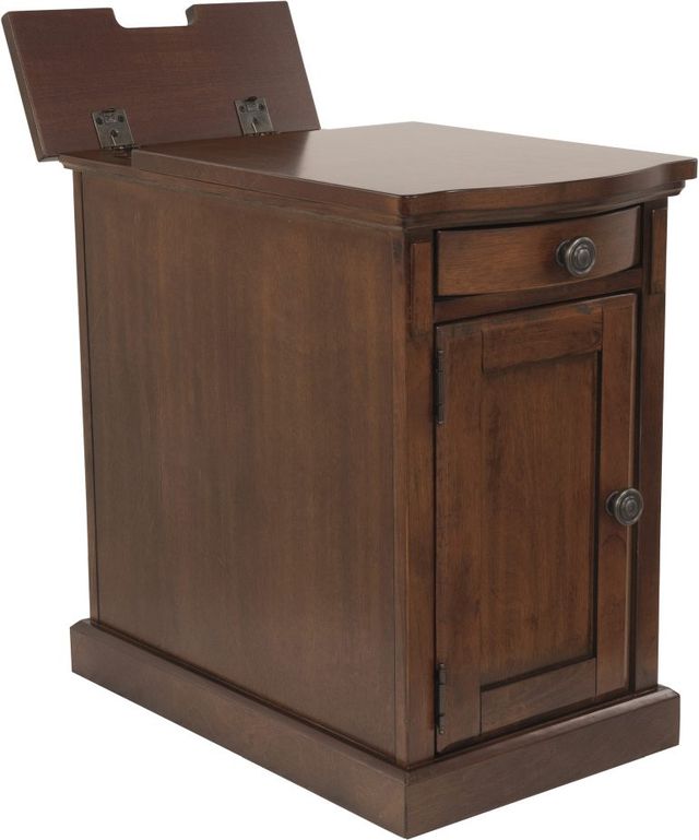 Signature Design by Ashley® Laflorn Medium Brown Chair Side End Table-4