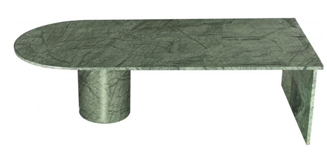Meridian Furniture Salerno Green Marble Coffee Table-1
