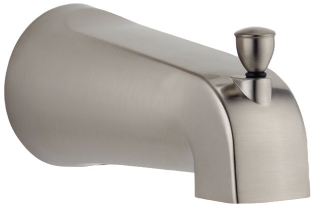Delta Brushed Nickel 2.5" Pull-Up Diverter Tub Spout-0