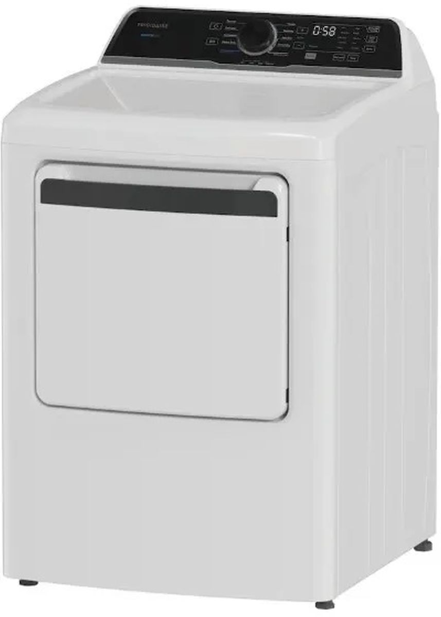 Frigidaire 7 Cu. Ft. White Front Load Gas Dryer University Electric
