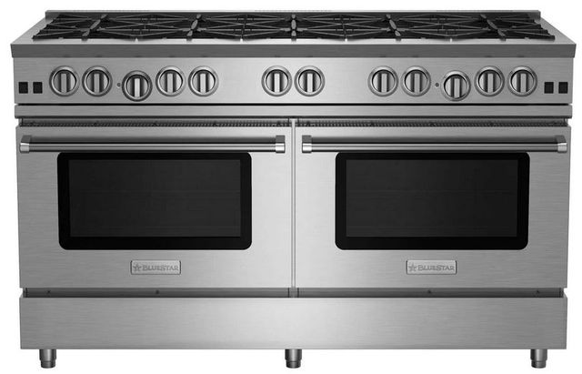 BlueStar® RNB Series 60" Stainless Steel Pro Style Natural Gas Range-0
