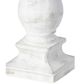 A & B Home Blue Glass and Cement Candle Holder-3