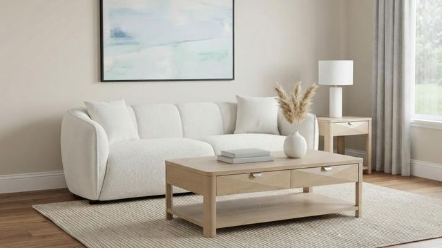 Coaster® Aleisha Sand Upholstered Sofa-1