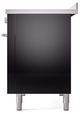 Ilve® Professional Plus II 48" Glossy Black Pro Style Induction Range-3