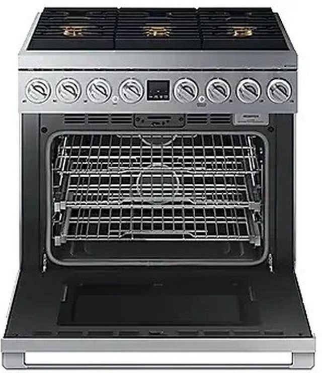 Dacor® 36" Silver Stainless Pro Style Natural Gas Range-1