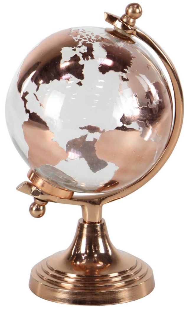 Deco Marche Copper 7” Globe with Tiered Base-0
