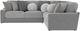 Jackson Furniture Canyon 3-Piece Gray/Platinum/Zinc Modular Sectional-4