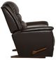 La-Z-Boy® Rosewood Chocolate Leather Manual Rocking Recliner-2