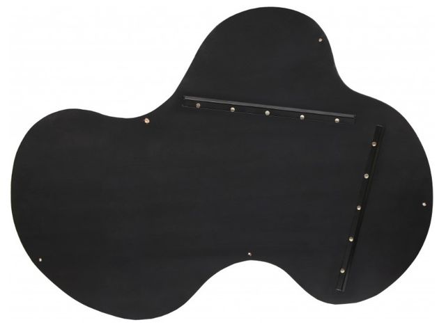 Meridian Furniture Oblique Matte Black Accent Mirror-3