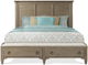 Riverside Furniture Myra Queen Natural Louver Storage Bed -0