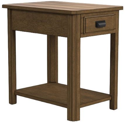 Null Furniture Bedford Hewn Oak Chairside End Table-0