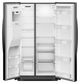 Whirlpool® 36 in. 21.0 Cu. Ft. Black Counter Depth Side by Side Refrigerator-1