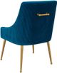 TOV Furniture Beatrix Pleated Navy Side Chair-2