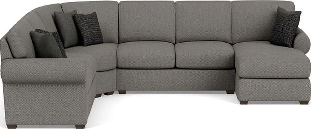 Flexsteel® Randall Gray Onyx Sectional-0