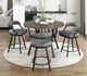 Homelegance® Crowley Gray Counter Swivel Chair-1