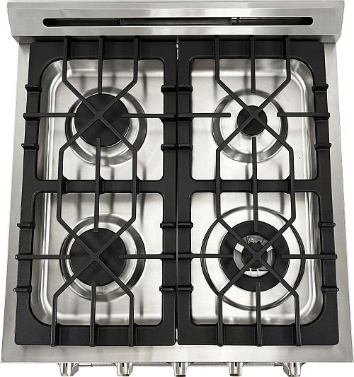 Unique® Appliances Classic Retro 24" Stainless Steel Slide-In Propane Gas Range-4