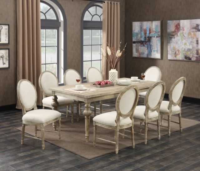 Emerald Home Interlude Beige/Sandstone Buff Upholstered Dining Chair-1