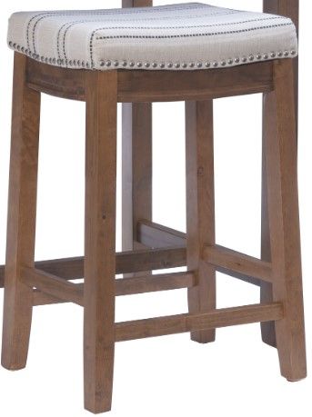 Linon Claridge 3-Piece Natural/Rustic Brown Counter Table Set-1