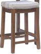 Linon Claridge 3-Piece Natural/Rustic Brown Counter Table Set-1