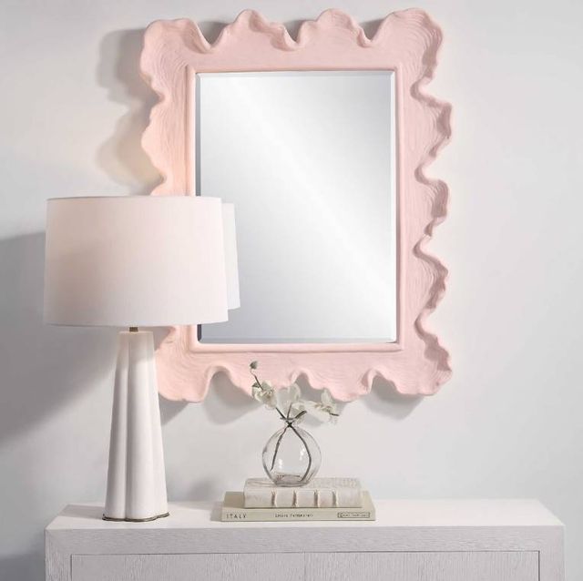 Uttermost® Sea Coral Pink Mirror-1