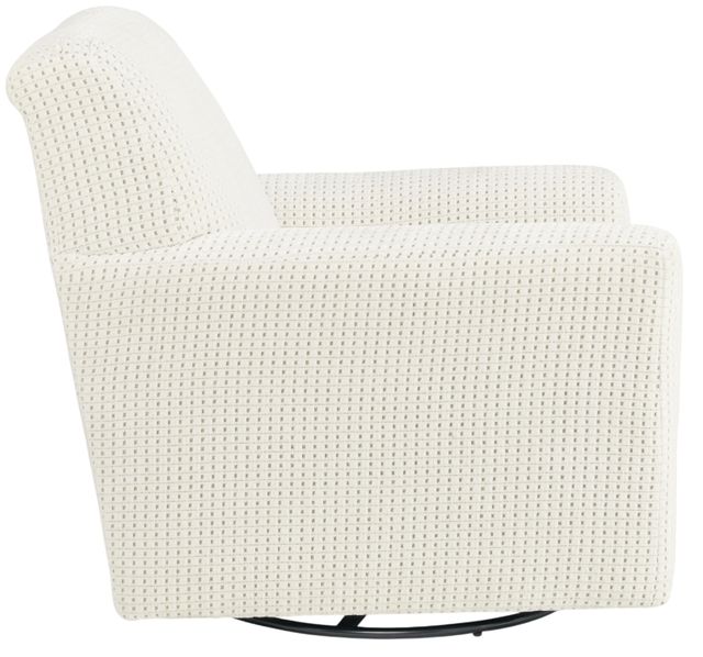 Signature Design by Ashley® Herstow Ivory Swivel Glider Accent Chair-3