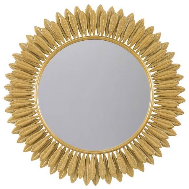 Coaster® Tuscany Gold Sunburst Wall Mirror