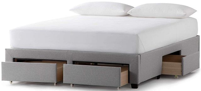 Malouf® Watson Stone Full Platform Bed Base-1