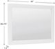 Signature Design by Ashley® Mollviney White Bedroom Mirror-2