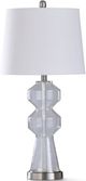 Stylecraft Nova Brushed Steel Table Lamp-0