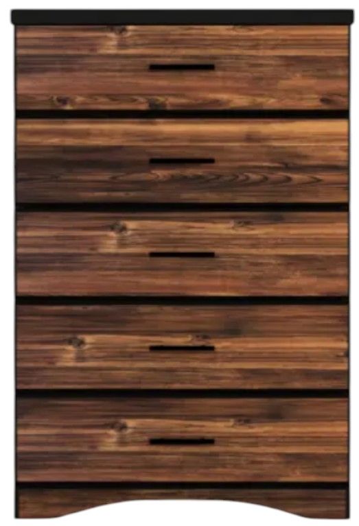 Perdue Woodworks 24,000 Essential Brown 32" 5-Drawer Chest-1