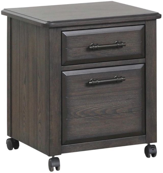 Bernards Bellamy Lane Brown 2-Drawer Filing Cabinet-0