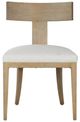 VIG Furniture Modrest Fabien 2-Piece Beige Linen and Wood Dining Chair Set-1