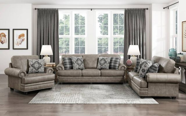 Homelegance® Franklin Mushroom Brown Chair-1