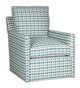 Vanguard® Katie Blue/White Swivel Tilt Back Chair-0