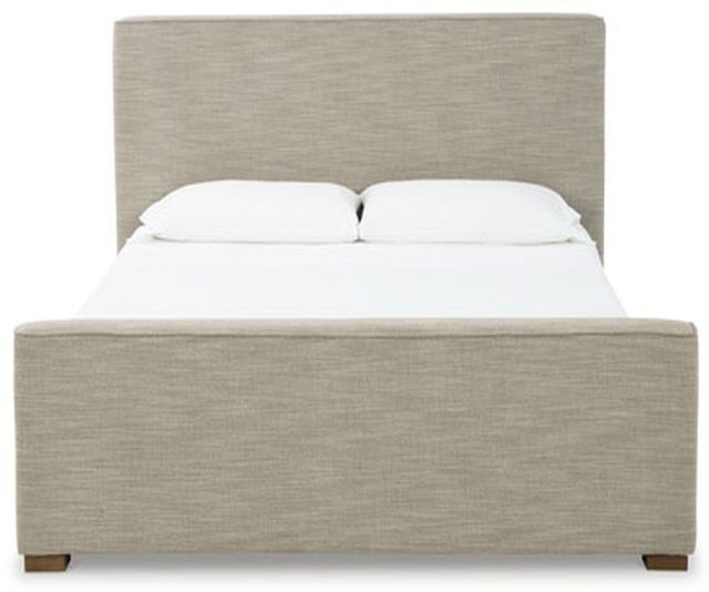 Signature Design by Ashley® Dakmore Brown King Upholstered Bed-1